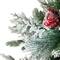 6.5ft. Unlit Real Touch™ Heavily Flocked Whittaker Spruce Full Artificial Christmas Tree with Frosted Red Berries